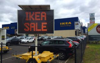 Advertising boards in Melbourne