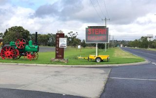 road advertising signs