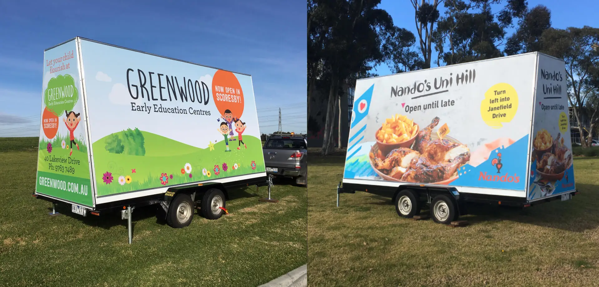 Billboard trailer Melbourne